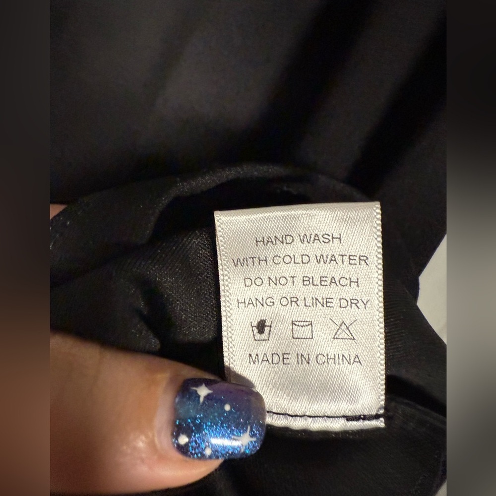 Fashion Nova Gabrie Bodycon Rosette Black Mini Dress XL - Picture 11 of 11